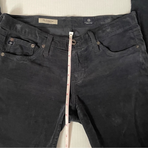 AG Adriano Goldschmied The Legging Super Skinny Velvet Jeans/Leggings - Picture 11 of 13